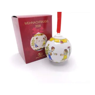 Hutschenreuther Porzellankugel Weihnachtskugel 2008 OVP