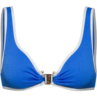 Seafolly Bikini-Tops Ring Front Damen Blau 38