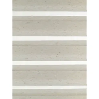 Gardinia Flächenvorhang Day + Night, 60x245 cm, Doppelrollo Optik, transparent und blickdicht