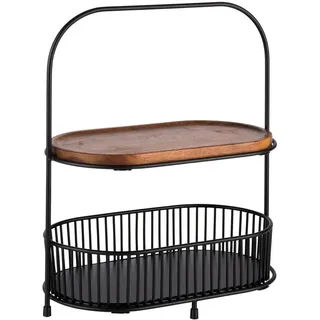 APS Etagere ALL-ROUNDER schwarz Höhe: 37,5 cm, 1 St.