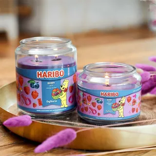 HARIBO Duftkerze Berry Mix 300 g lila
