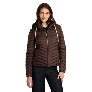 Tom Tailor Lightweight Steppjacke mit Kapuze Dunkelbraun 62