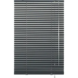 GARDINIA Aluminium-Jalousie 25 mm 65 x 130 cm schiefer