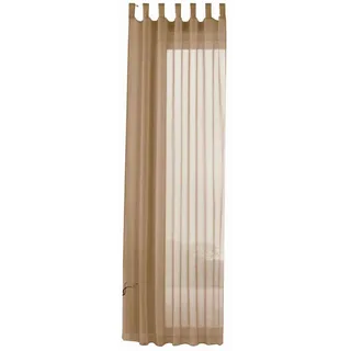 Gardinenbox Schlaufenschal, PULA HxB 225x140 cm, Sand,