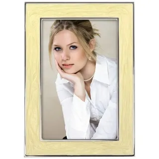 Hama Bilderrahmen Portraitrahmen Pau 15x20cm Elfenbein, (einzeln), Portait Bilderrahmen Porträt 15cm x 20cm Foto-Rahmen Hochzeit Baby etc weiß