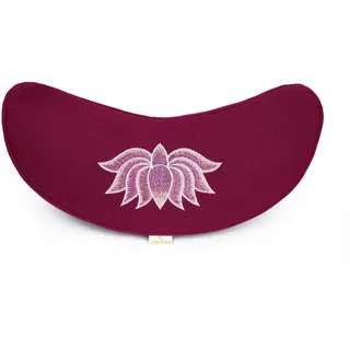 yogabox Yogakissen Halbmond Basic Lotus Stick multicolor - aubergine 40 x 17 12,0 cm 1 St