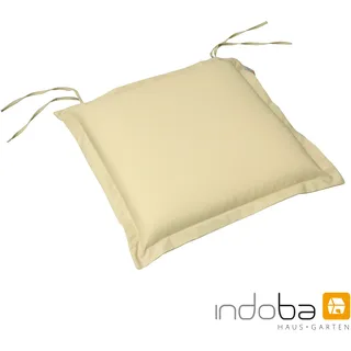 indoba® Sitzkissen "Premium" extra dick - beige