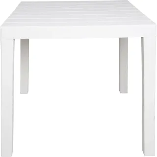 PROGARDEN Bali Gartentisch 78 x 78 x 72 cm Weiß