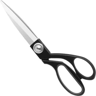 Professionelle Nähschere Edelstahl 20 cm Schwarz Stoff Leder
