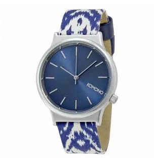 KOMONO KOM-W1835 Uhr. Quarzwerk, blau. Unisex.
