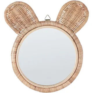Beliani Wandspiegel Ashanti 20 cm Beige