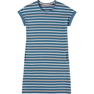 Schiesser Nachthemd Damen-Nachthemd Single-Jersey Streifen blau