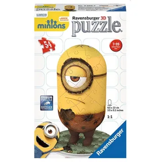 Ravensburger Puzzle Ravensburger 3D-Puzzle 11666 - Cro Minion, 54 Teile, 54 Puzzleteile