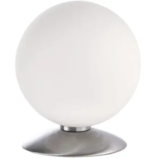 LED-Kugelleuchte, Tischleuchte, warmweißer Lichtfarbe, Touchdimmer, blendfrei