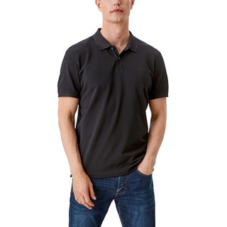 s.Oliver Herren Poloshirt Kurzarm Regular Fit Polohemd, Negro (Black 99A1), M