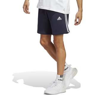 Adidas, Essentials French Terry 3-Stripes, Kurze Hose, Legendeninte, L, Mann