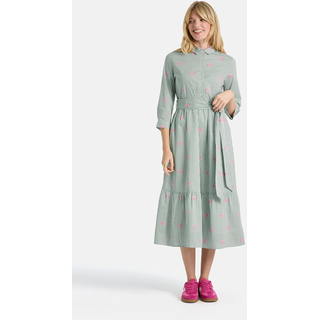 LIEBLINGSSTÜCK Blusenkleid Rola grün / pink / weiß 44