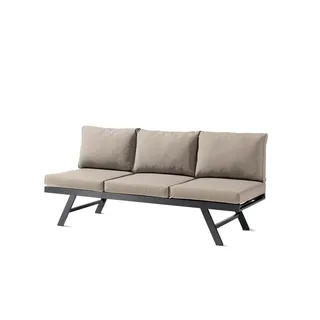 Sieger Loungeliege   , grau , Maße (cm): B: 80 H: 89