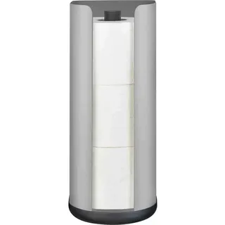 Wesco Papierrollenhalter Loft aus pulverbeschichtetem Stahlblech Metall und Kunststoff in der Farbe, Küchenrollenhalter, Grau