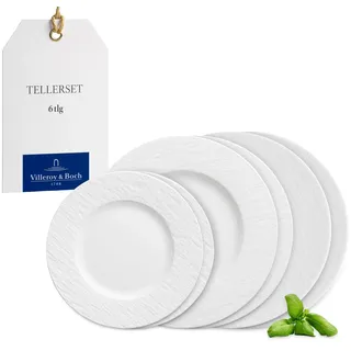 Villeroy & Boch Teller-Set 6-teilig weiß