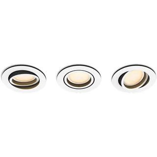 Philips Milliskin 3er Pack rund weiß