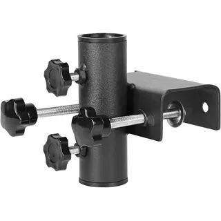 Sonnenschirmhalter Balkongeländer mit Haken, Sonnenschirm Halterung Balkon, Flexibel Montierbar, Sonnenschirm Halterung Einstellbar für GartenTerrasse Deck