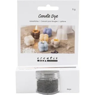 Creativ Company Kerzenfarbe, Beige, 5 g