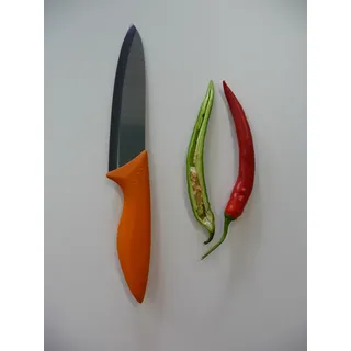 point-home Keramikmesser Universalmesser Kochmesser Messer mit 150mm Klinge orange
