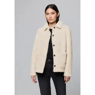 street one studio Fake Fur Overshirt Beige 44