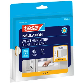 Tesa Schaumstoff Türdichtung 15 x 6 x 600 cm