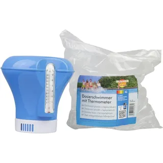 Summer Fun 2500009SF, Dosierschwimmer, Blau, Weiß, Polypropylen (PP), Überirdischer Pool, Eingebauter Pool, Aufblasbarer Pool, 0,2 kg, 205 mm