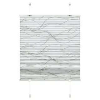 GARDINIA EASYFIX Katy Wave Plissee 50 x 130 cm weiß