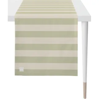 Tischläufer APELT "3967 Outdoor, Sommerdeko, Sommer", beige (natur, sand), B:46cm L:140cm, Polyester, Tischdecken, Jacquardgewebe