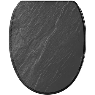 Sanilo WC-Sitz Granit Schwarz