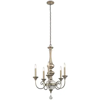 Kronleuchter Hängeleuchte Deckenlampe Stahl Gold D 61,6 cm Esszimmerleuchte