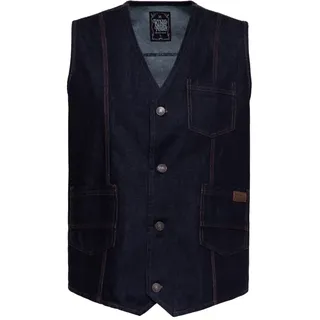 King Kerosin Jeansweste in Denim | Gr.: S