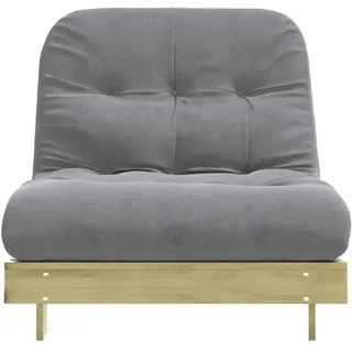 vidaXL Schlafcouch Futon 2-Sitzer Braun