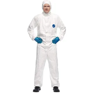 S.T. Dupont Dupont Schutzoverall Typ 5/6 Tyvek 500 Xpert, weiß, Unisex-Größe: L