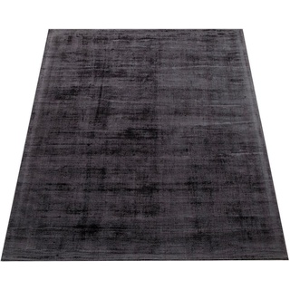 Teppich Glori 330, Paco Home, rechteckig, Höhe: 9 mm, Handweb, Kurzflor, 100% Viskose, handgewebt, mit leichtem Schimmer grau 160 cm x 230 cm x 9 mm