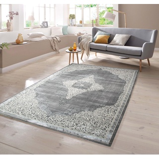 Teppich Designer Teppich Orientteppich in Grau Beige, TeppichHome24, rechteckig beige|grau 160 cm x 230 cm