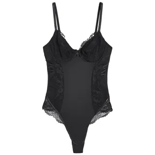 LIPSY Shaping-Body Lipsy Figurformender Spitzenbody (1-tlg) schwarz 70