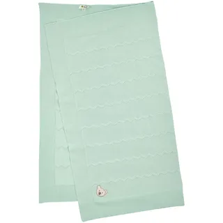 Steiff Decke Chalk Blue, Baby-Decke, Kuscheldecke für Babys, Baby Bettdecke, weich flauschig und kuschelig, waschmaschinenfest - Einheitsgröße