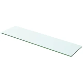Festnight Glasregal glasscheibe regalboden Glas Glasboden Glasscheiben Glasplatte für Glasregal Transparent -60 x 12 cm-1x