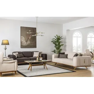 Luxus Sofagarnitur Couch Möbel Set Designer Couchen Garnituren 4tlg.