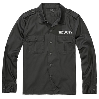 Brandit Security US Shirt Long Sleeve schwarz, Größe XXL