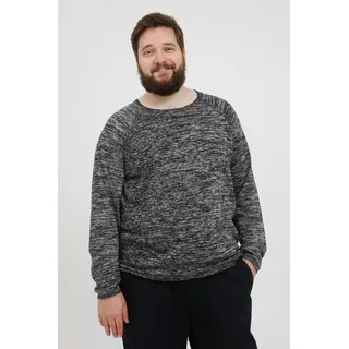 klassischer BLEND BHDan BT Herren Feinstrickpullover mit Rundhals Strickpullover Große Größen 20713439ME-194007 Schwarz - 3XL