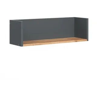 Vicco Wandregal Viktor 67,8 x 20 x 20 cm Anthrazit/Goldkraft Eiche
