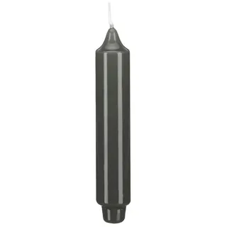 Kopschitz Kerzen Lackkerzen Stabkerzen mit Zapfenfuß Grau 300 x Ø 30 mm, 6 Stück