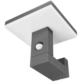LUCANDE Außenwandleuchte Aluminium 20,9 cm x 18 cm x 15,0 cm mit Bewegungsmelder schwarz