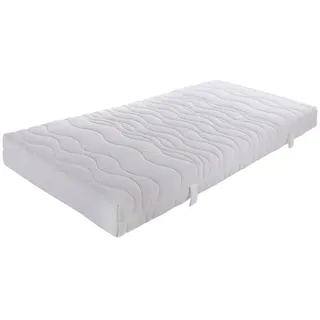 Breckle Wendematratze Cotton Twin, Weiß, Textil, H2 + H3, Füllung: Polyester, 180x200 cm, Grüner Punkt, Lga, Textiles Vertrauen - Oeko-Tex®, Made in Germany, DIN EN ISO 9001, Bezug abnehmbar/waschbar, Ober- und Unterseite versteppt, wendbar, optimale Belüftung, für verstellbare Lattenroste geeignet, Tragegriffe, atmungsaktiv, schadstoffgeprüft, Schlafzimmer, Matratzen Shop, Matratzen